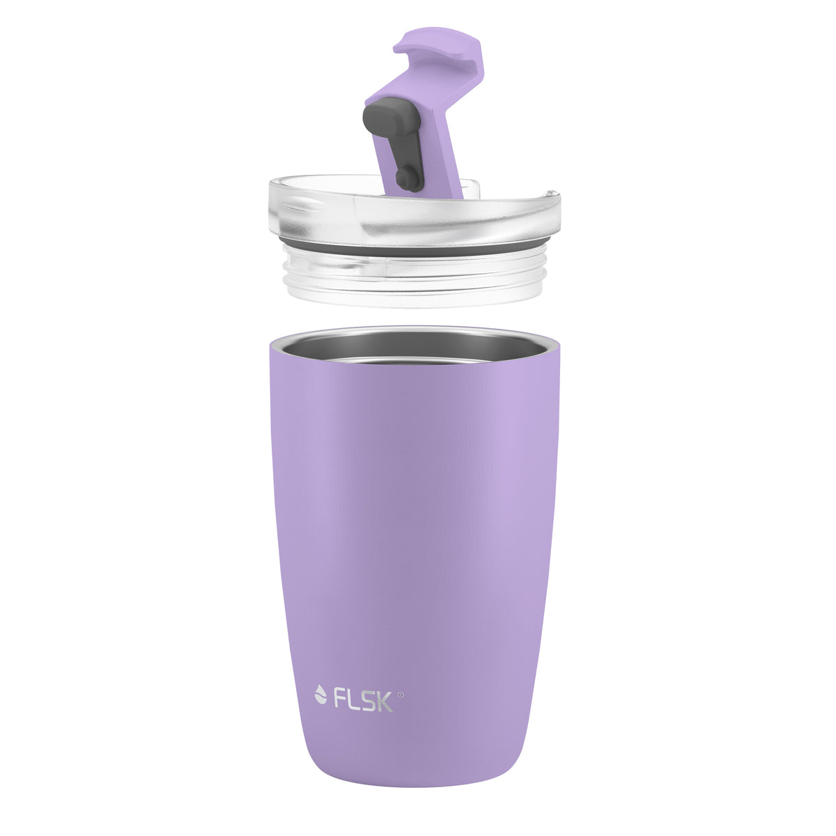 FLSK Kaffeebecher aus Edelstahl lavender 350 ml