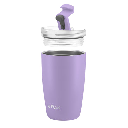 FLSK Kaffeebecher aus Edelstahl lavender 350 ml
