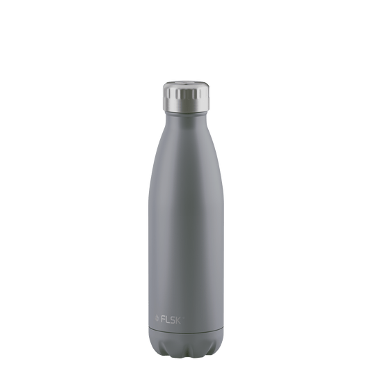 FLSK Trinkflasche 500 ml stone aus Edelstahl