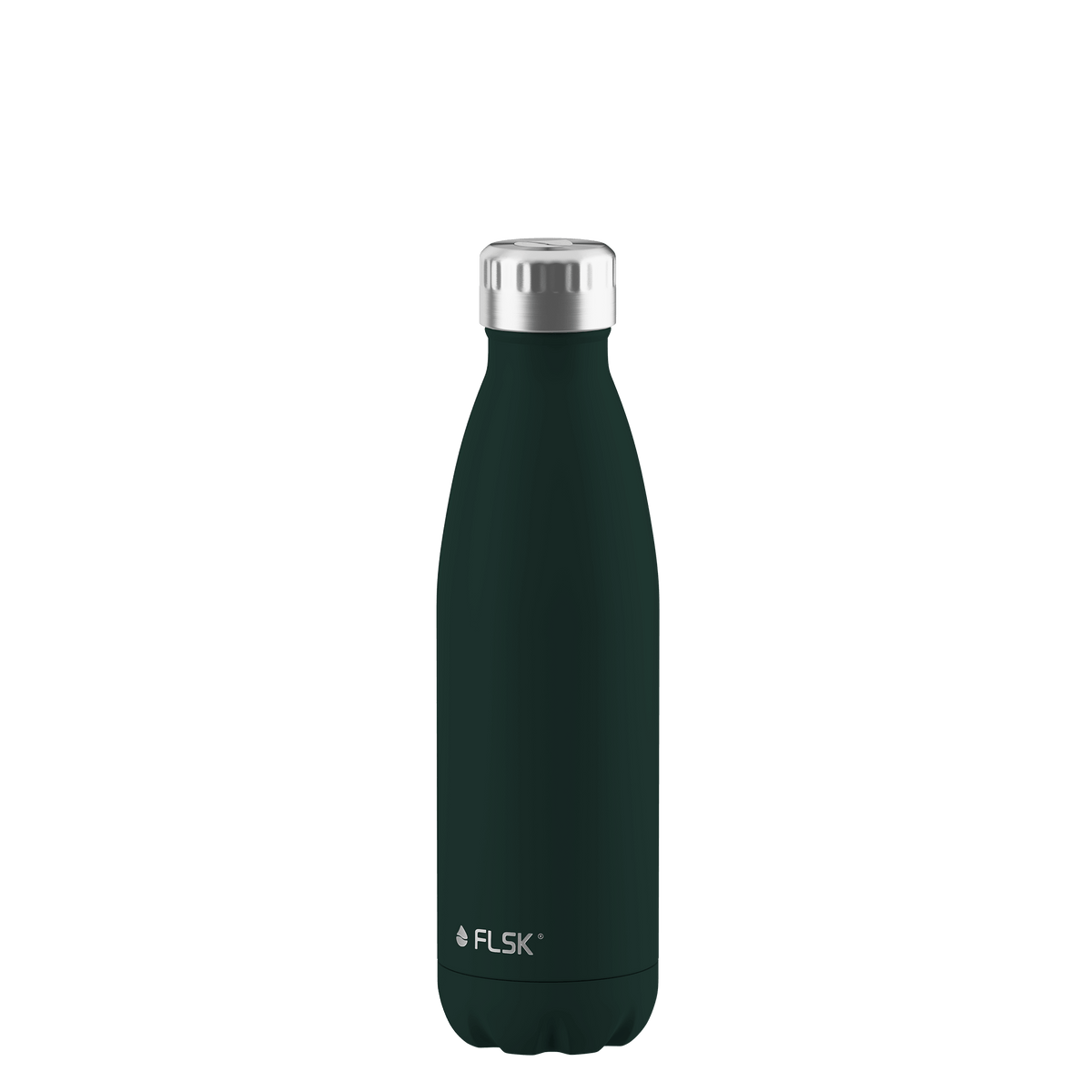 FLSK Trinkflasche 500 ml aus Edelstahl dark pine