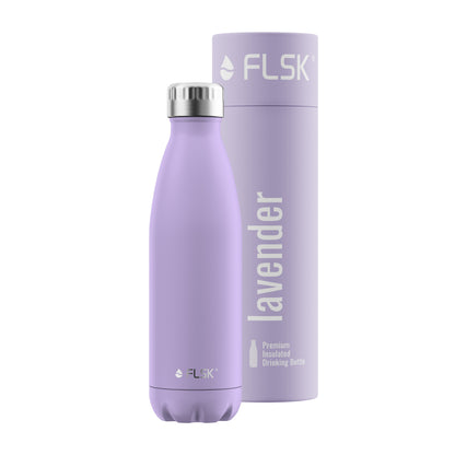 FLSK Trinkflasche aus Edelstahl lavender 500 ml