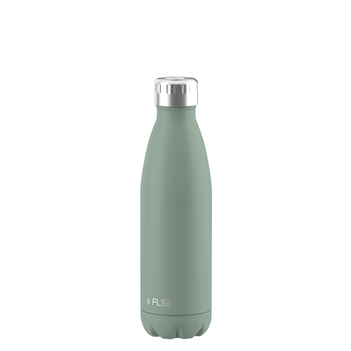 FLSK Trinkflasche 500 ml aus Edelstahl sage