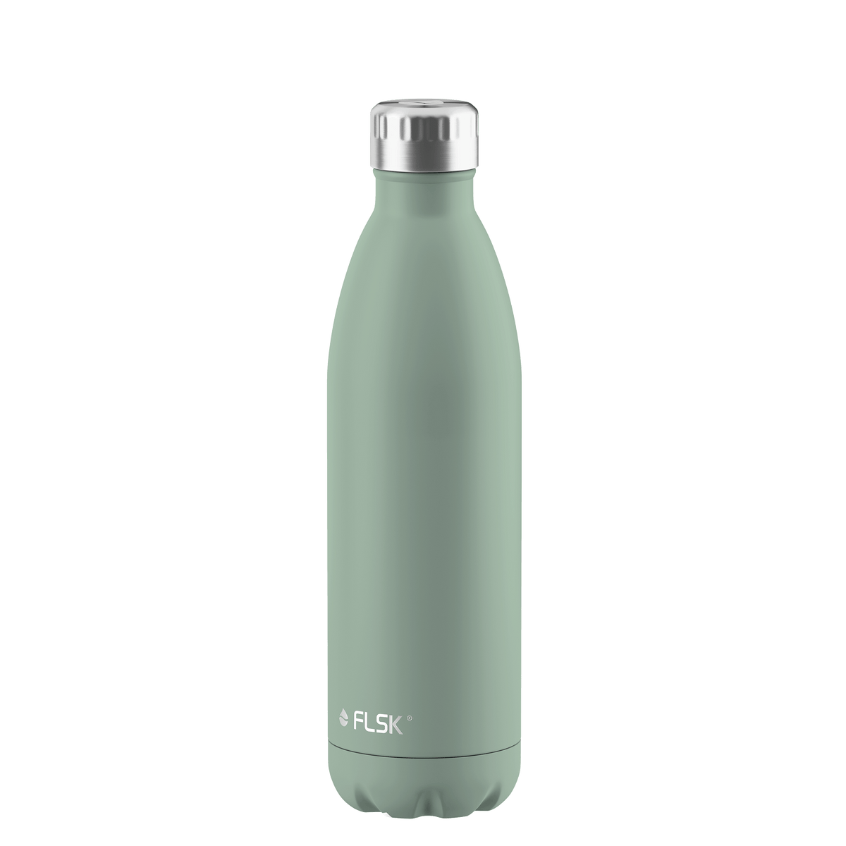 FLSK Trinkflasche 750 ml aus Edelstahl sage