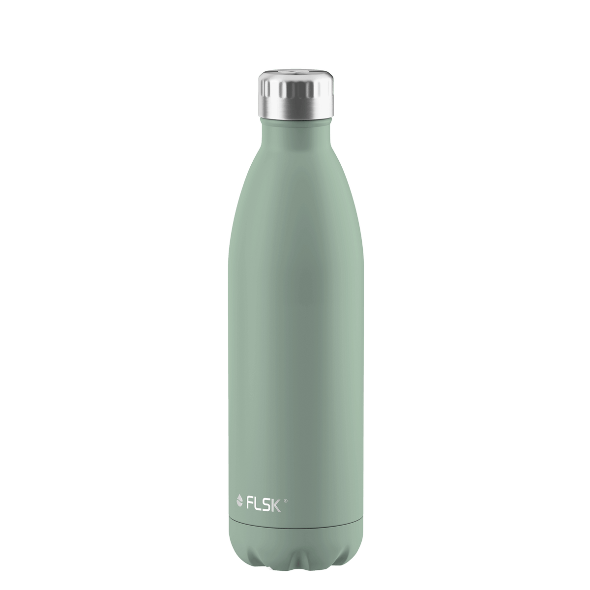FLSK Trinkflasche 750 ml aus Edelstahl sage