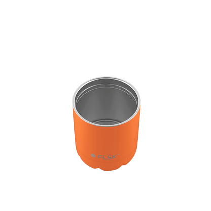 FLSK Trinkbecher aus Edelstahl trail orange