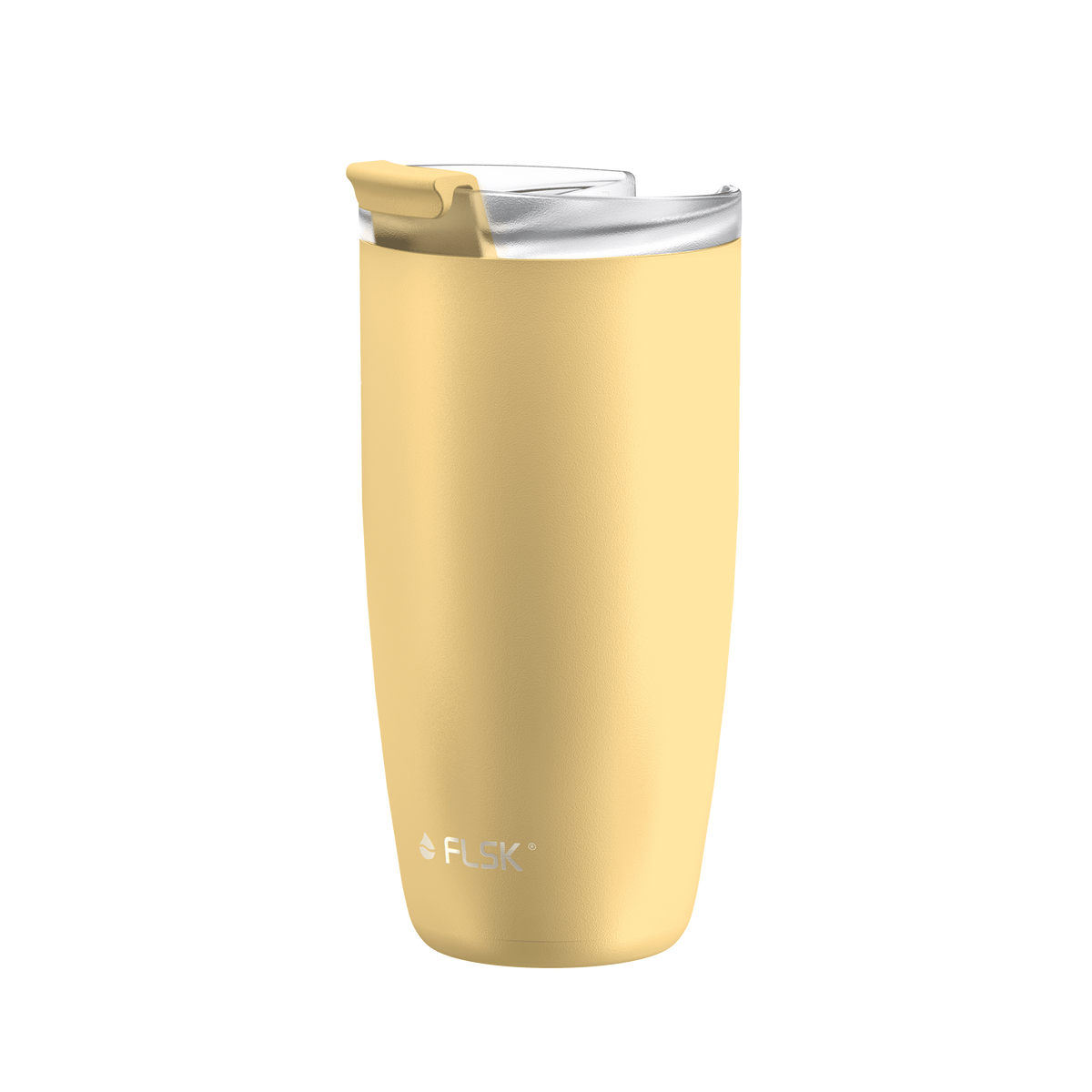 FLSK Kaffeebecher aus Edelstahl lemon 500 ml