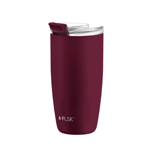 FLSK Kaffeebecher 500 ml aus Edelstahl winterberry