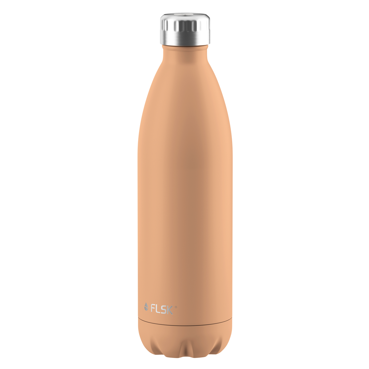 FLSK Trinkflasche aus Edelstahl 1000 ml peach