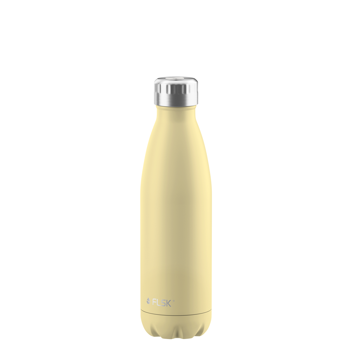FLSK Trinkflasche aus Edelstahl 500 ml lemon