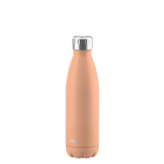 FLSK Trinkflasche aus Edelstahl 500 ml peach