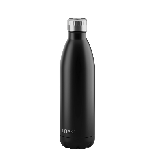 FLSK Trinkflasche aus Edelstahl 750 ml black