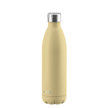 FLSK Trinkflasche aus Edelstahl 750 ml lemon