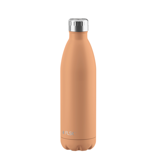 FLSK Trinkflasche aus Edelstahl 750 ml peach