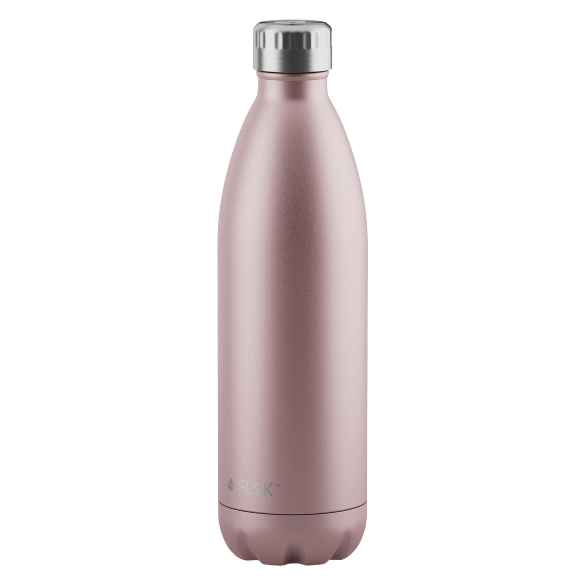 FLSK Trinkflasche 1000 ml roségold aus Edelstahl