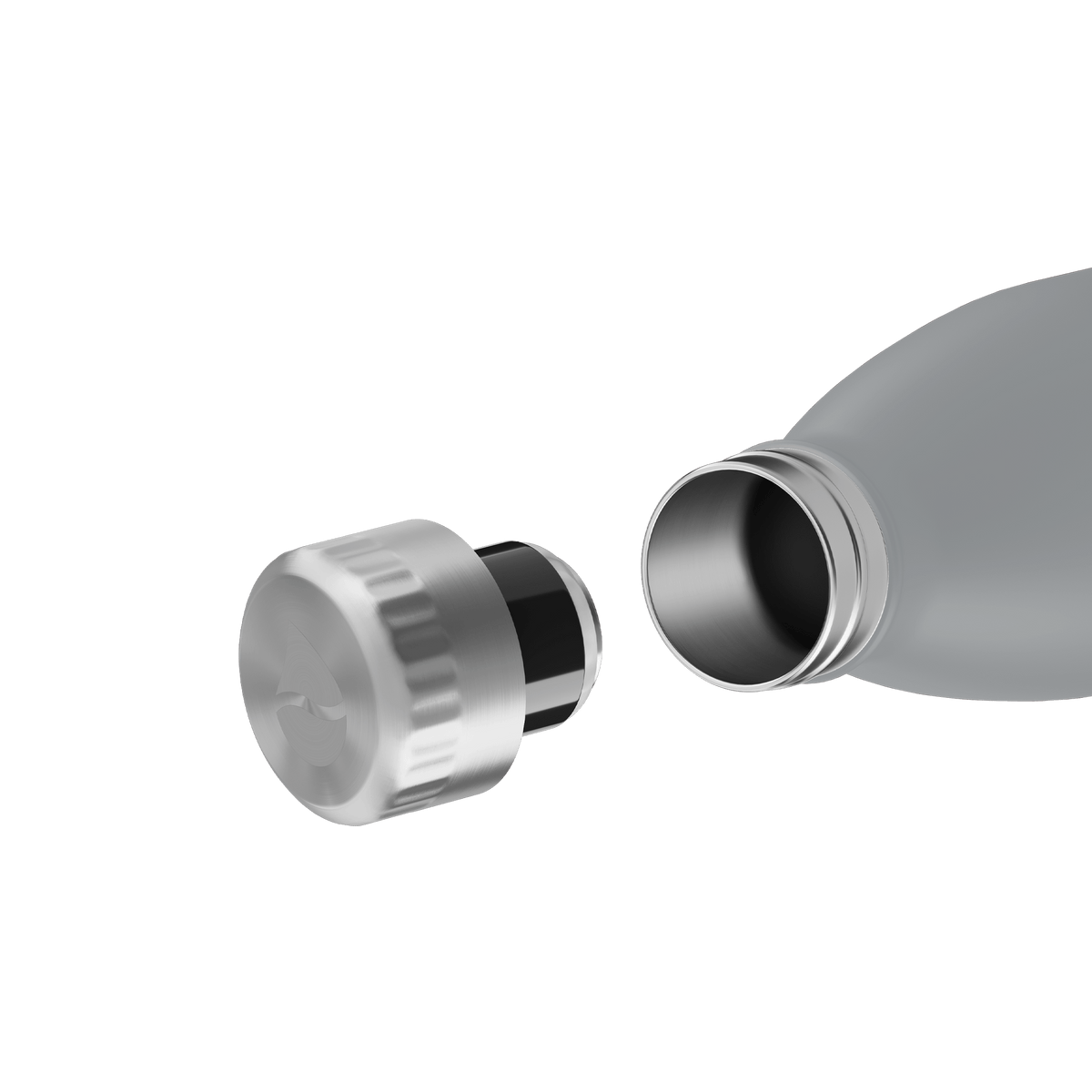 FLSK Trinkflasche 1000 ml stone aus Edelstahl